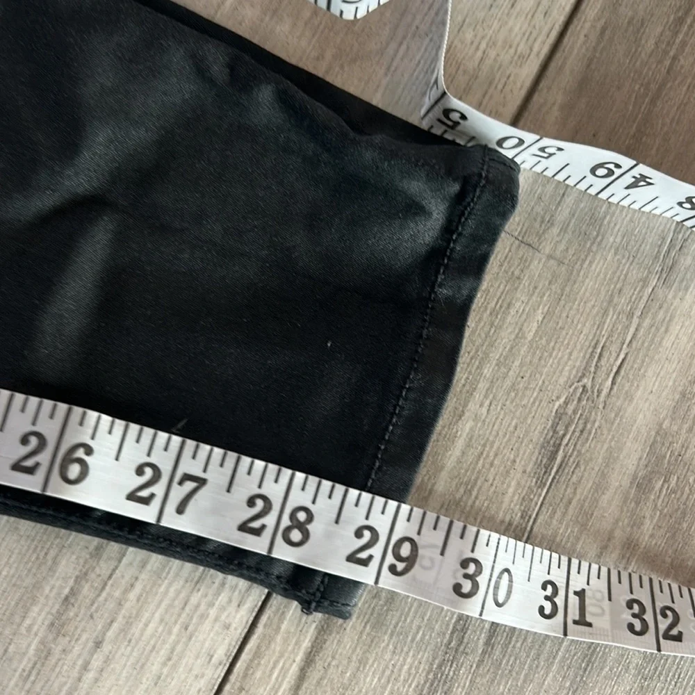 Madewell skinny skinny wax coated pull on jeans size 27